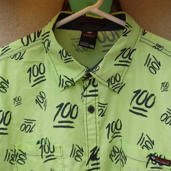 A Sean Combs Co ENYCE 100 Lime Shirt - Picture 15 of 16